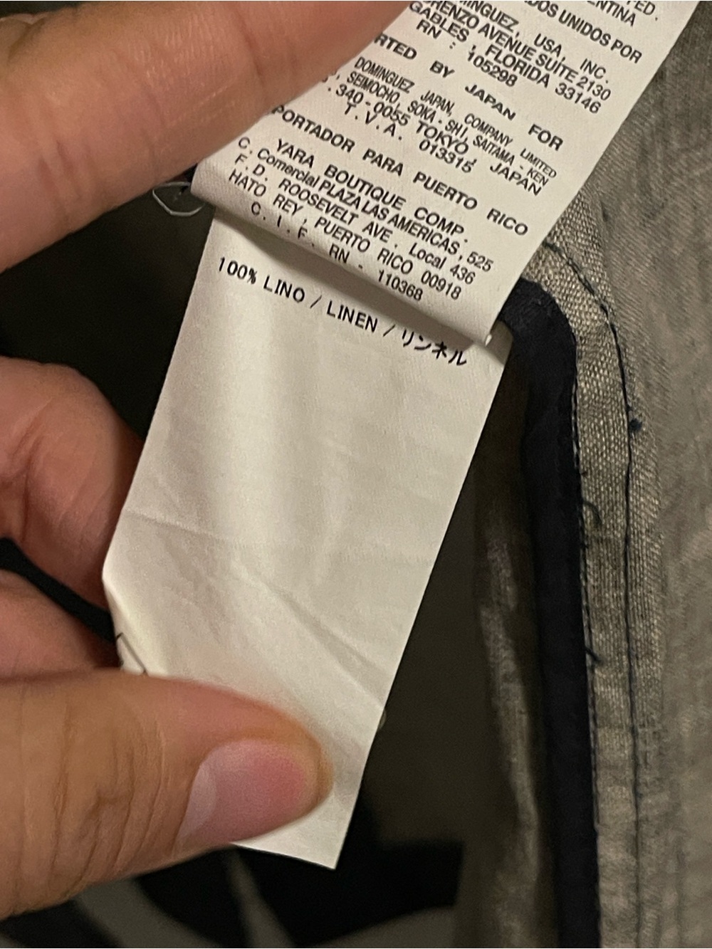 Adolfo Dominguez 100% linen Men's Dark Navy Casual Jacket from Japan ๐ฏ๐ต - Picture 8 of 10